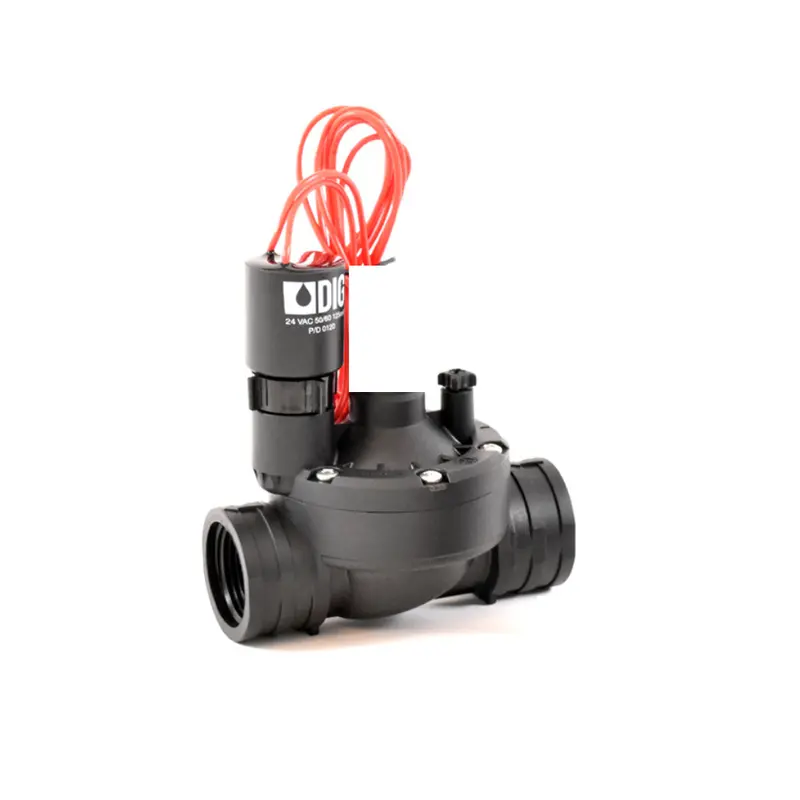Dig - 1" In-Line Valve W/ 24 Vac Solenoid (No Flow Control) - 33-002 1