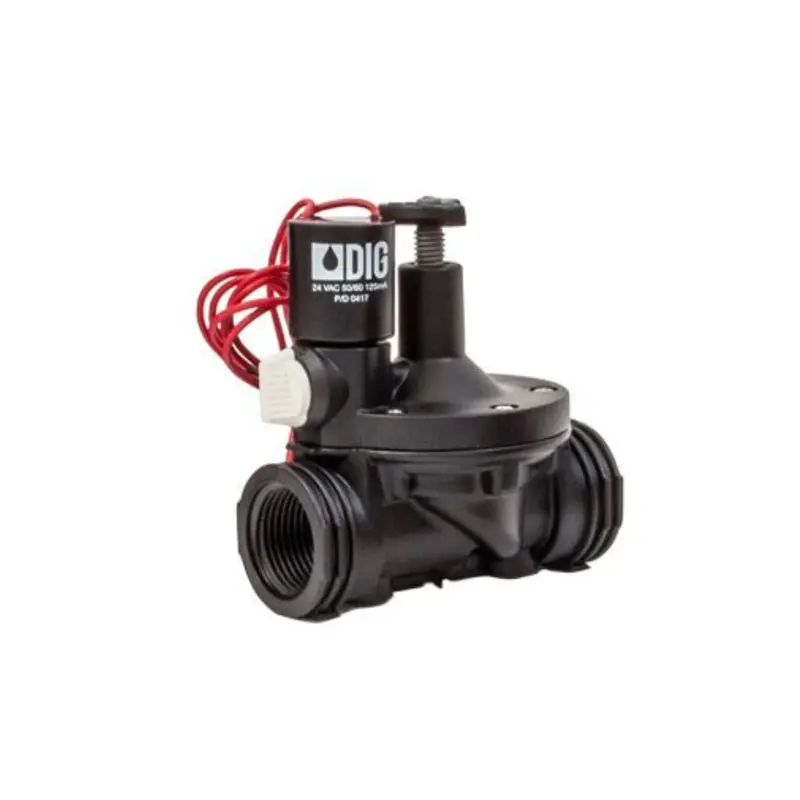 Dig - 1" In-Line Valve W/ Flow Control & 24 Vac Solenoid - 33-015 1