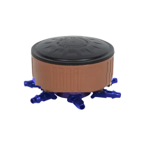 Dig - 6-Outlet Drip Manifold W/ Side Outlet (8.2 Gph) - 06-508 1