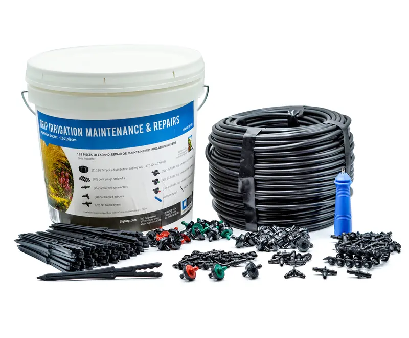 Dig  - Micro Drip Irrigation Maintenance & Repair Kit (162 Piece) - Db250 1