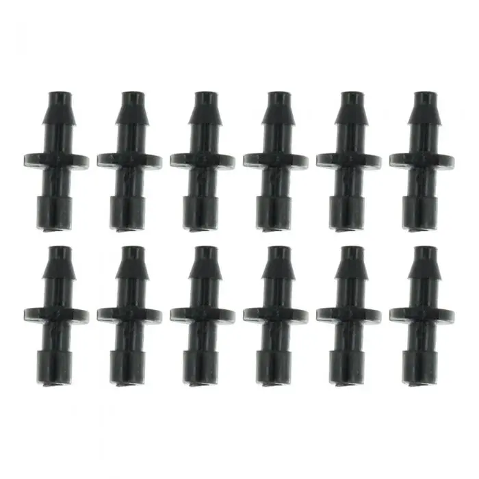 Dig - T.O.P Converter Barb 1/8" To 1/4" Black (Bag Of 12) - 10-017-B12 1