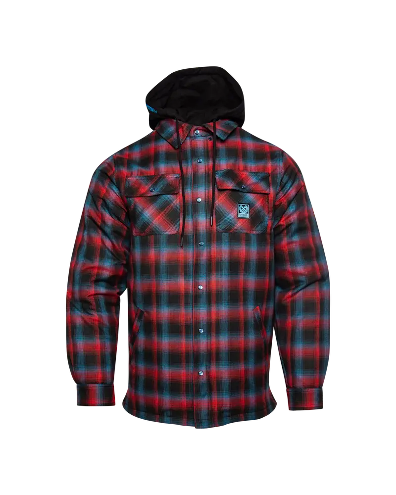 Dixxon Dimension Hooded Flannel Jacket 1