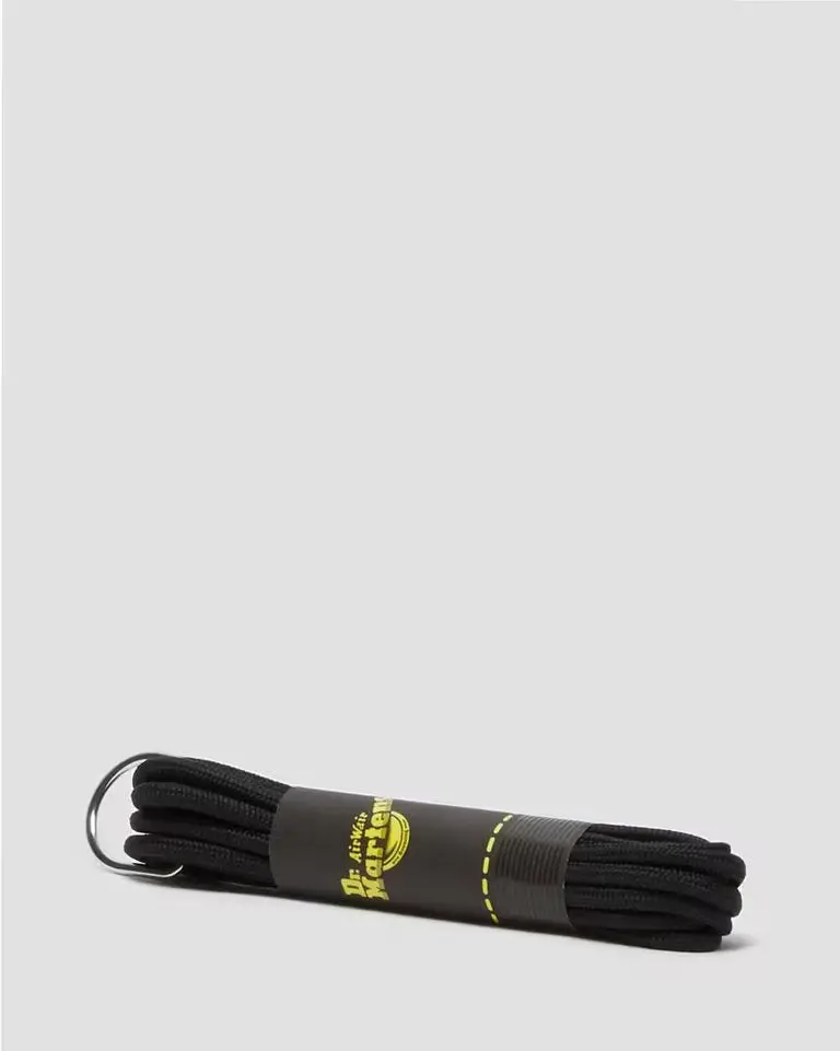 Dr Martens 120Cm Black Round Laces (6 Eye) 1