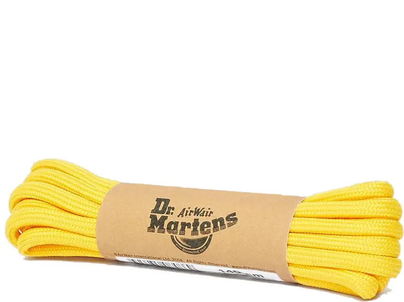 Dr Martens 140Cm 8-10 Eye Laces Yellow Round 1