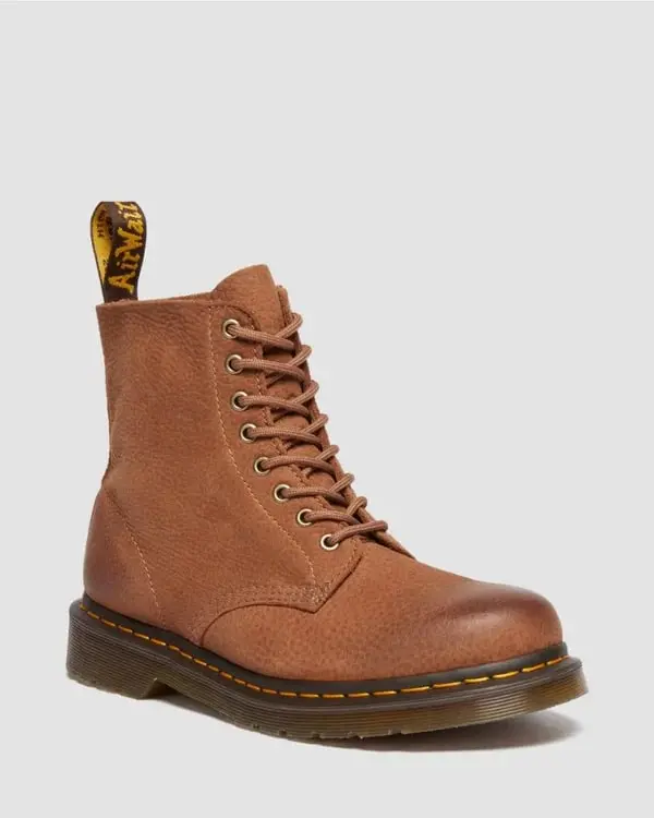 Dr. Martens 1460 8 Eye Boot - Desert Brown Tumbled Nubuck 1