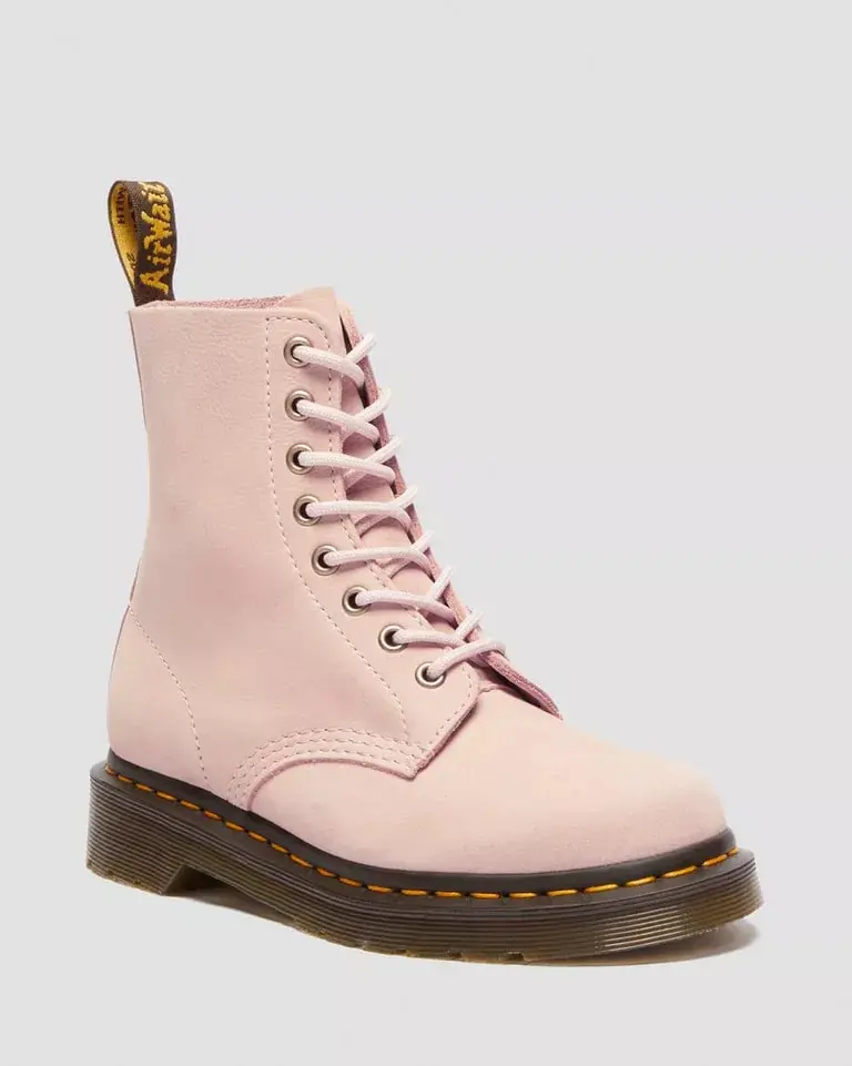 Dr. Martens 1460 8 Eye Boot - Powder Pink Milled Nubuck 1