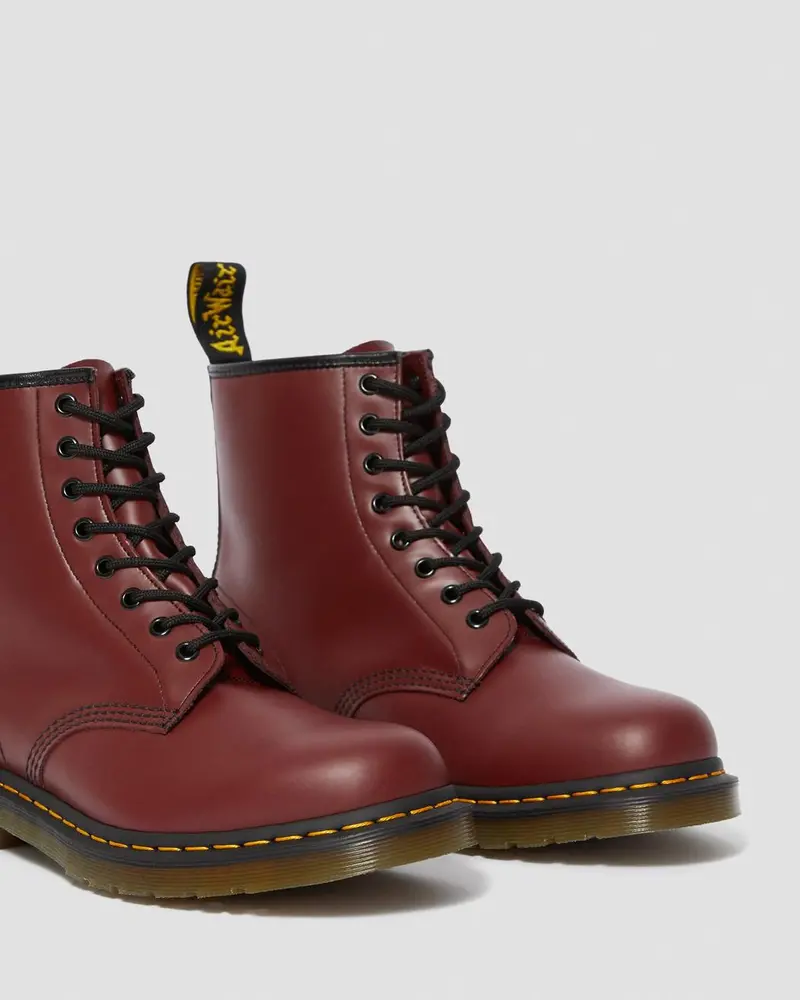 Dr Martens 1460 Cherry Smooth Leather Ankle Boots 2