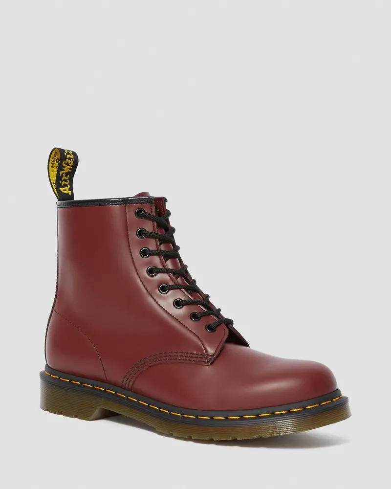 Dr Martens 1460 Cherry Smooth Leather Ankle Boots 6