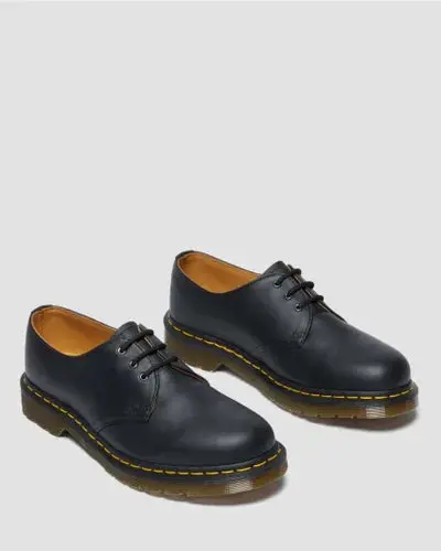 Dr. Martens 1461 3 Eye Leather Shoe - Black Nappa 1