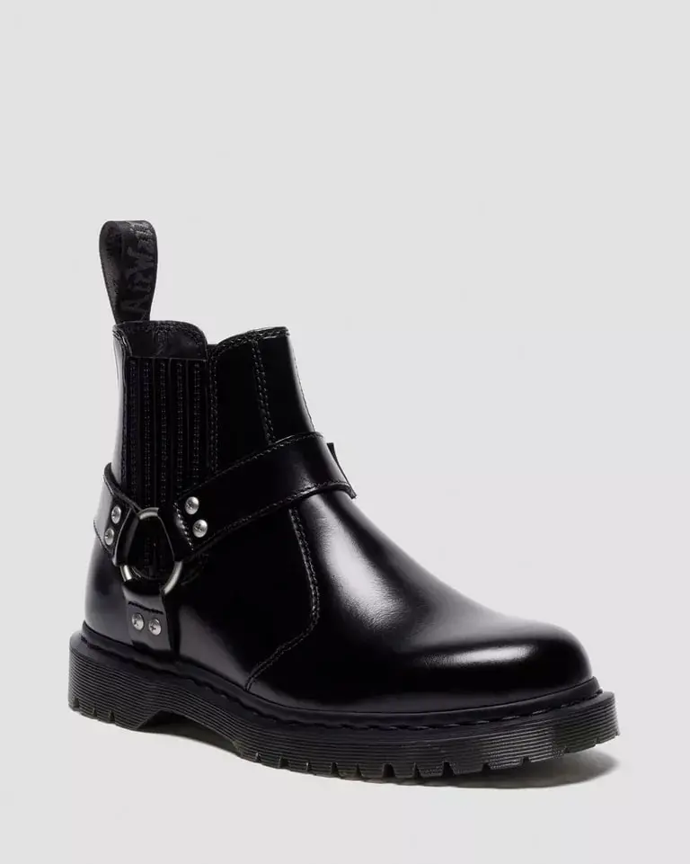 Dr. Martens 2976 Harness Chelsea Boot - Black Analine 1