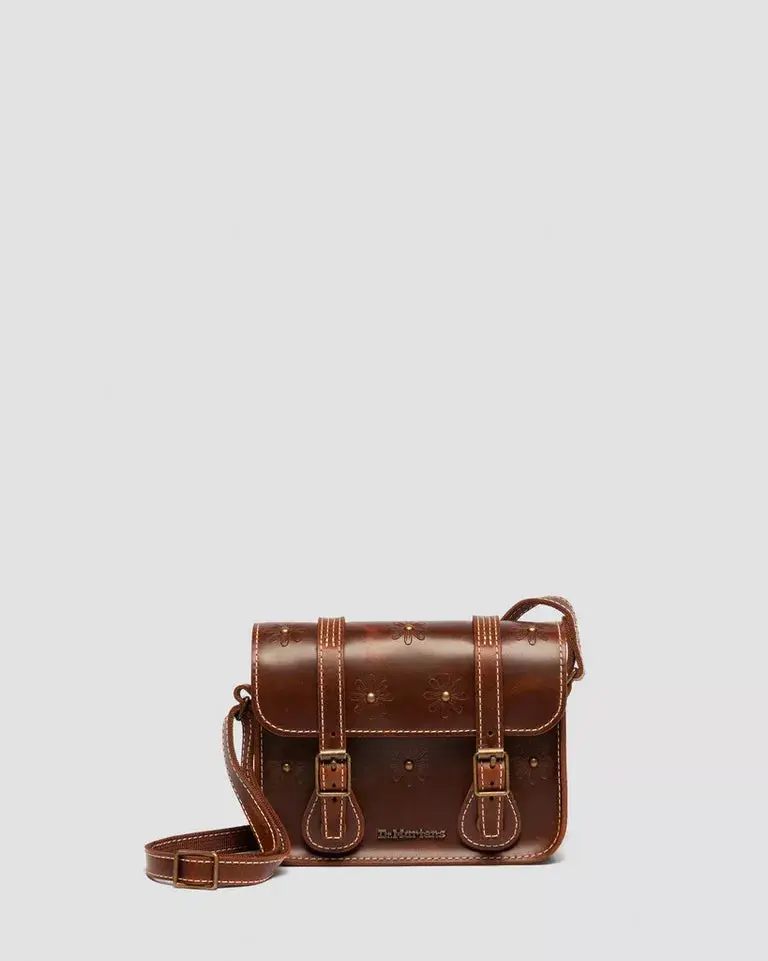 Dr. Martens 7" Leather Satchel - Amber Tan Mayhem Rb 1