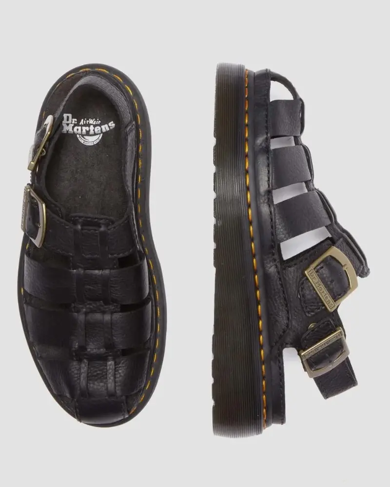 Dr. Martens Archive Fisherman Sandal - Black Grizzly 5