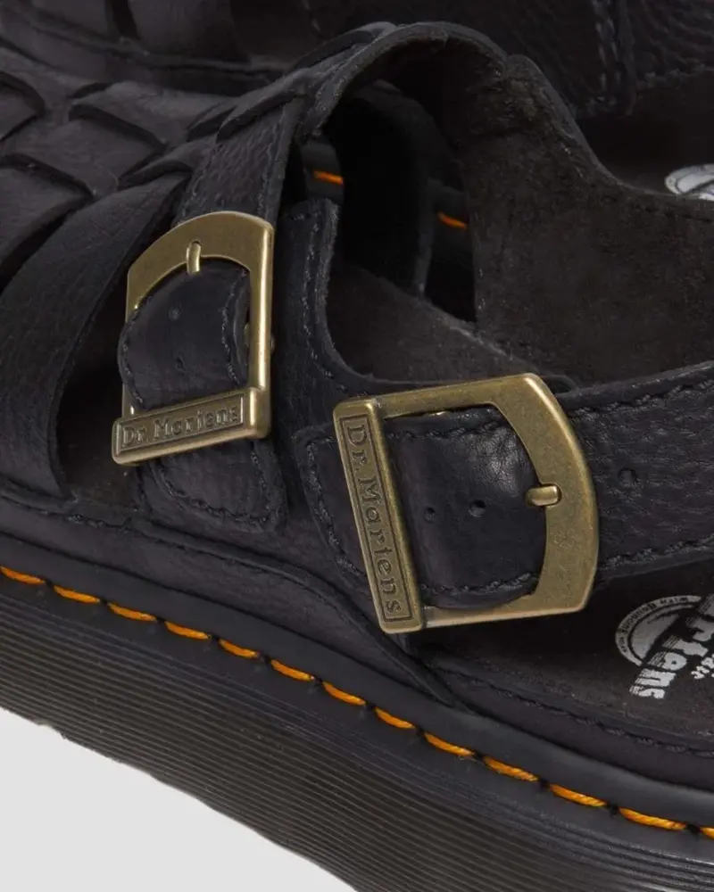 Dr. Martens Archive Fisherman Sandal - Black Grizzly 6