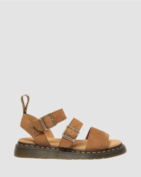 Dr. Martens Gryphon Sandal - Desert Brown Tumbled Nubuck 3