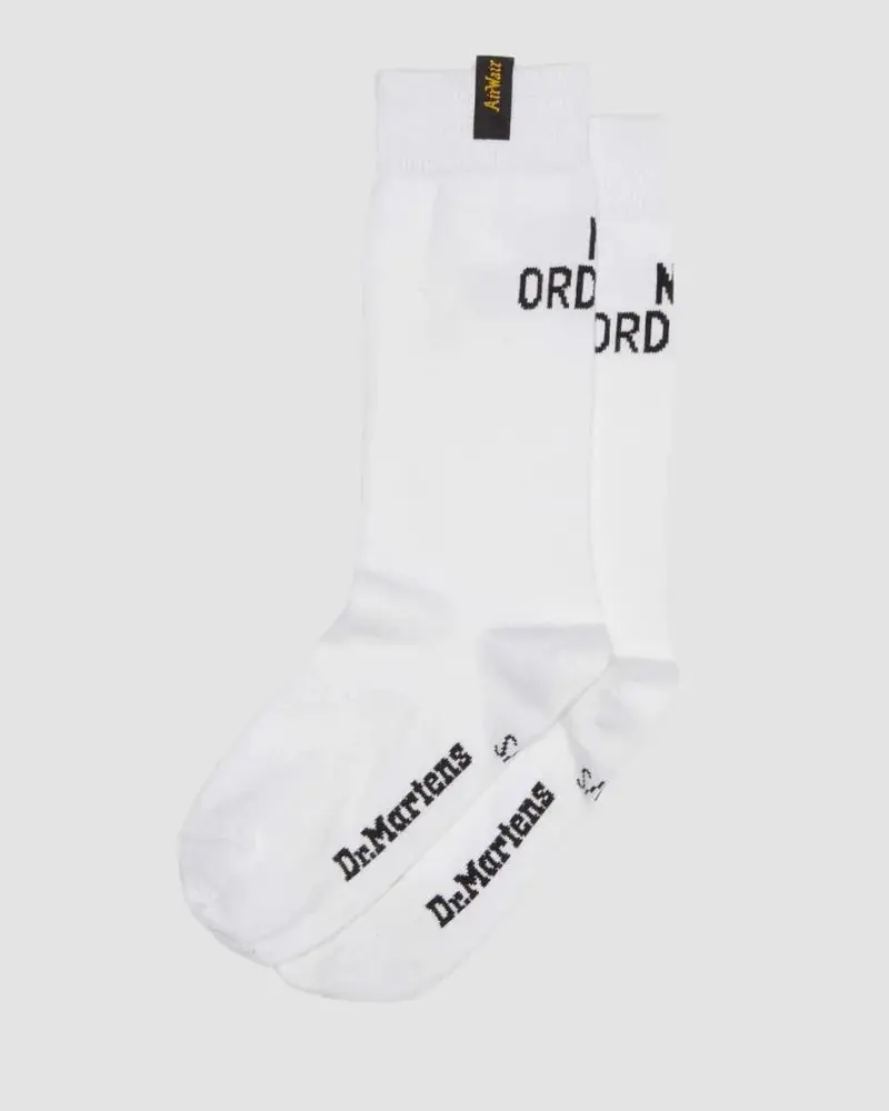 Dr. Martens Not Ordinary Logo Sock Organic Cotton Blend - White 1