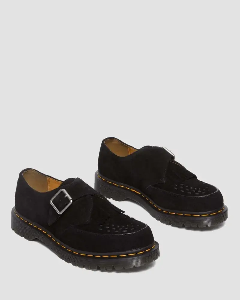 Dr Martens Ramsey Monk Suede Creepers - Black Desert Oasis 1