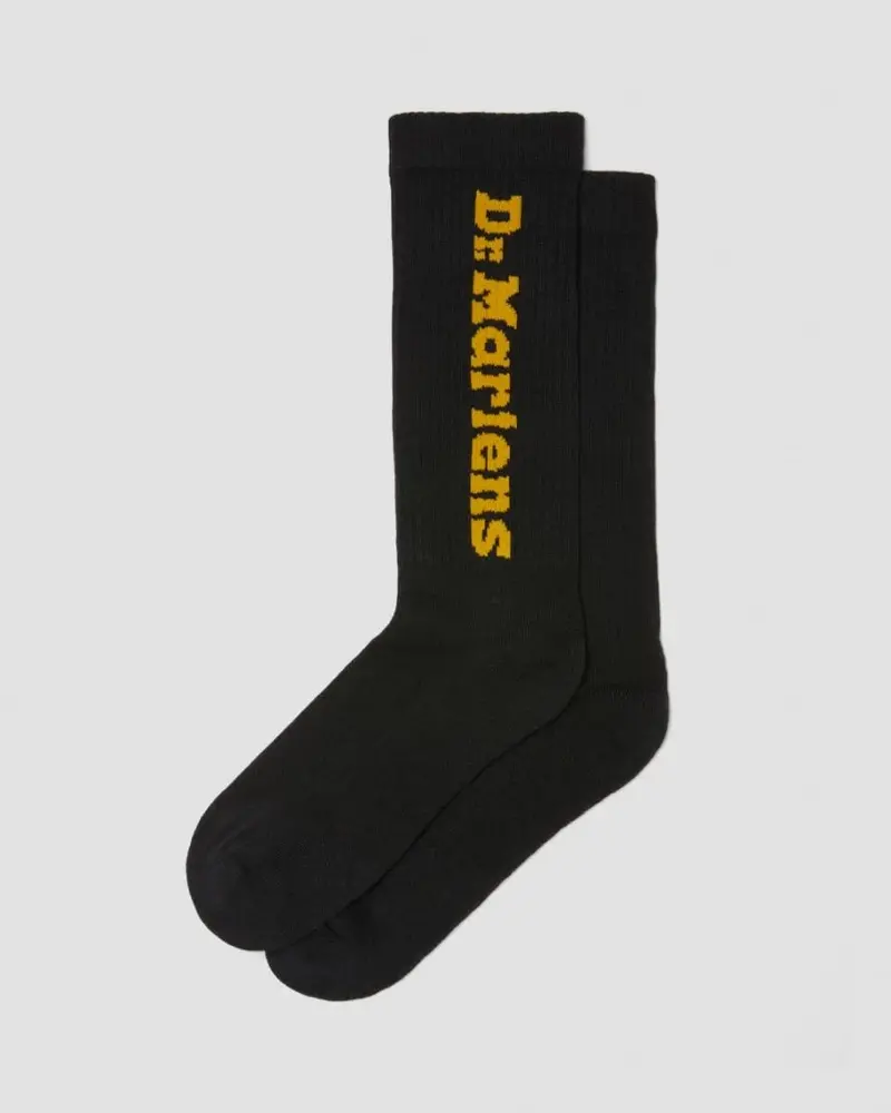Dr. Martens Vertical Logo Socks - Black 1