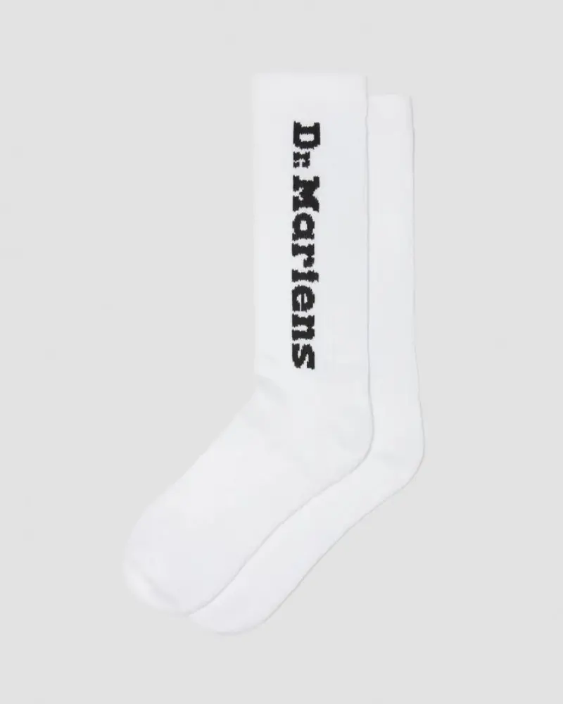 Dr. Martens Vertical Logo Socks - White 1