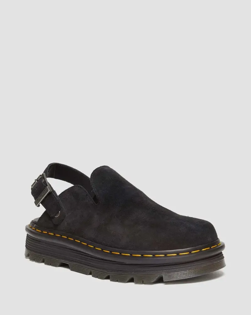 Dr. Martens Zebzag Mule - Black E.H Suede Mb 1