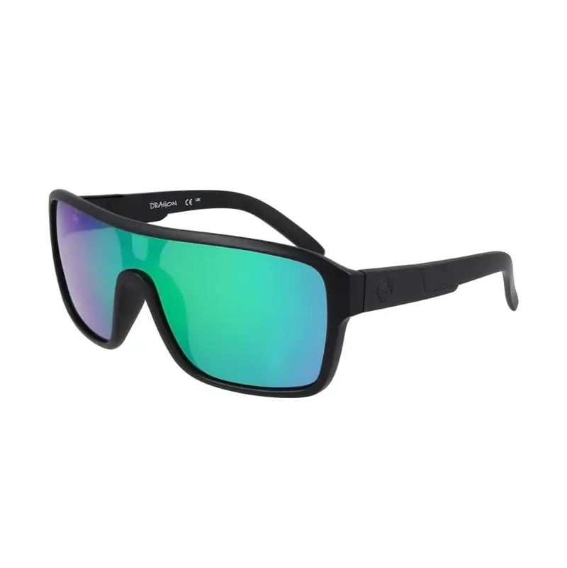 Dragon Remix Ll - Matte Black / Green Ion Polarised 1
