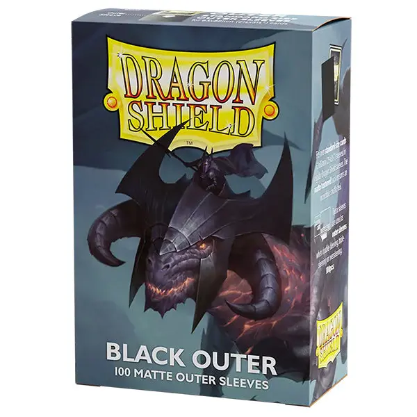 Dragon Shield: Black Matte Outer Sleeves 1