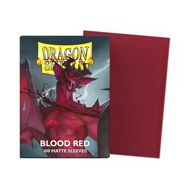 Dragon Shield: Matte Blood Red Standard Sleeves 1