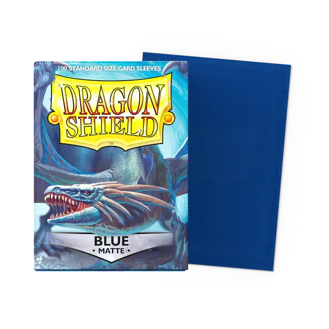 Dragon Shield: Matte Blue Standard Sleeves 1