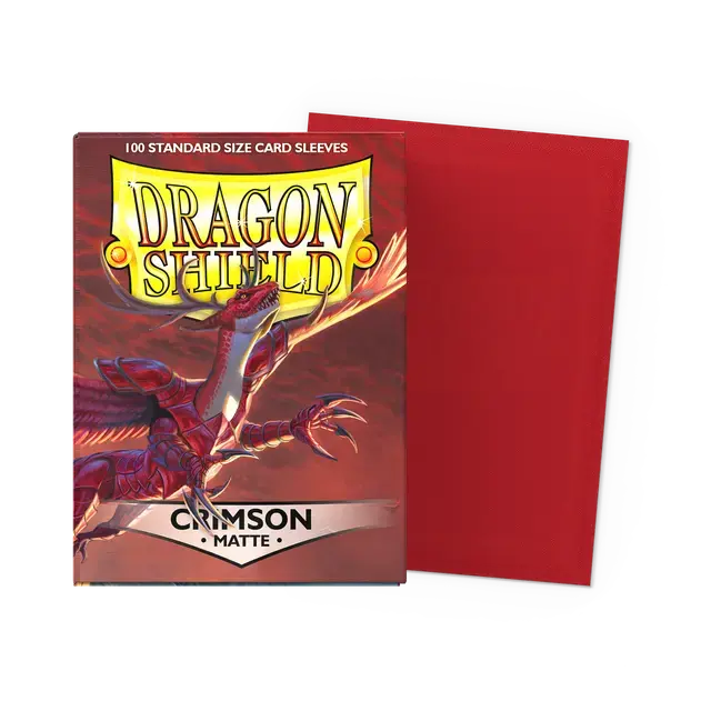 Dragon Shield: Matte Crimson Standard Sleeves 1