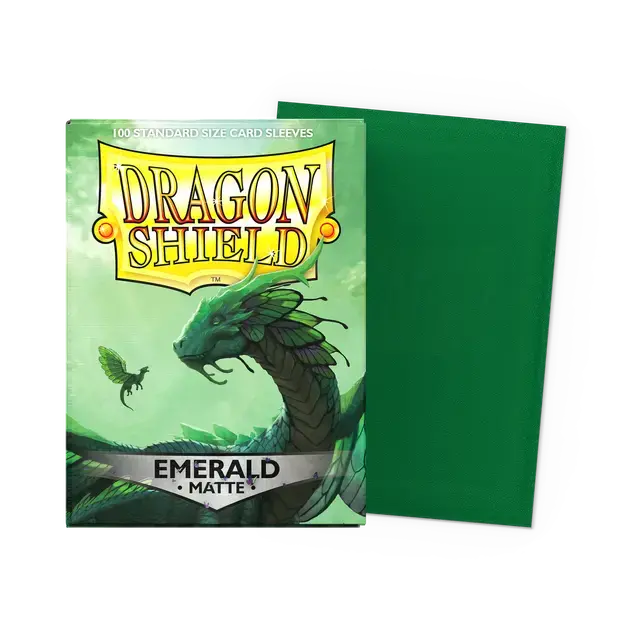 Dragon Shield: Matte Emerald Standard Sleeves 1