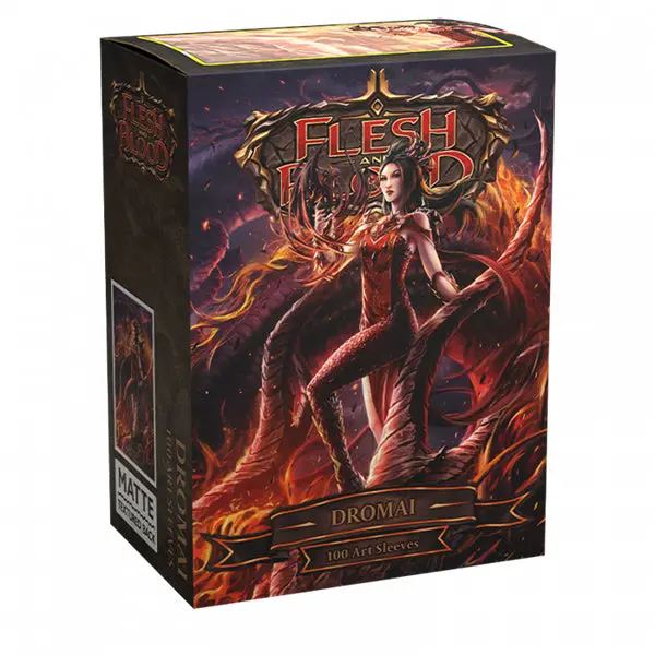 Dragon Shield: Matte Flesh And Blood Dromai Art Standard Sleeves 1