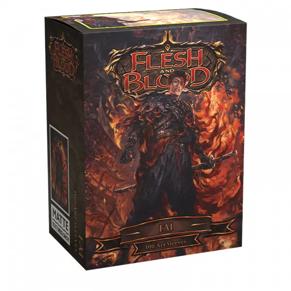 Dragon Shield: Matte Flesh And Blood Fai Art Standard Sleeves 1