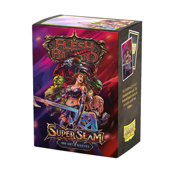 Dragon Shield: Matte Flesh & Blood Super Slam Art Standard Sleeves 1