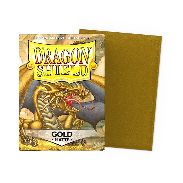 Dragon Shield: Matte Gold Standard Sleeves 1
