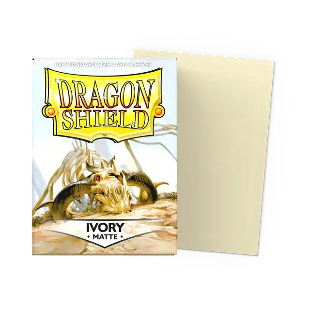Dragon Shield: Matte Ivory Standard Sleeves 1