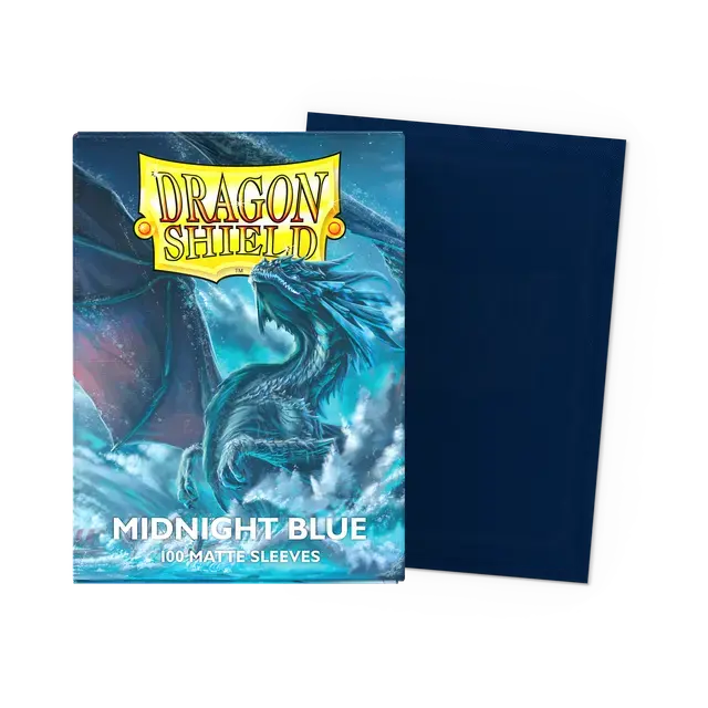 Dragon Shield: Matte Midnight Blue Standard Sleeves 1