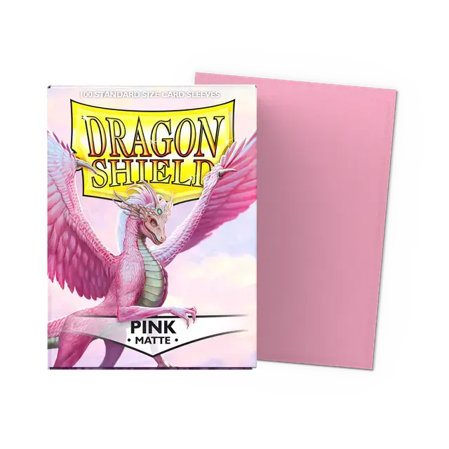 Dragon Shield: Matte Pink Standard Sleeves 1