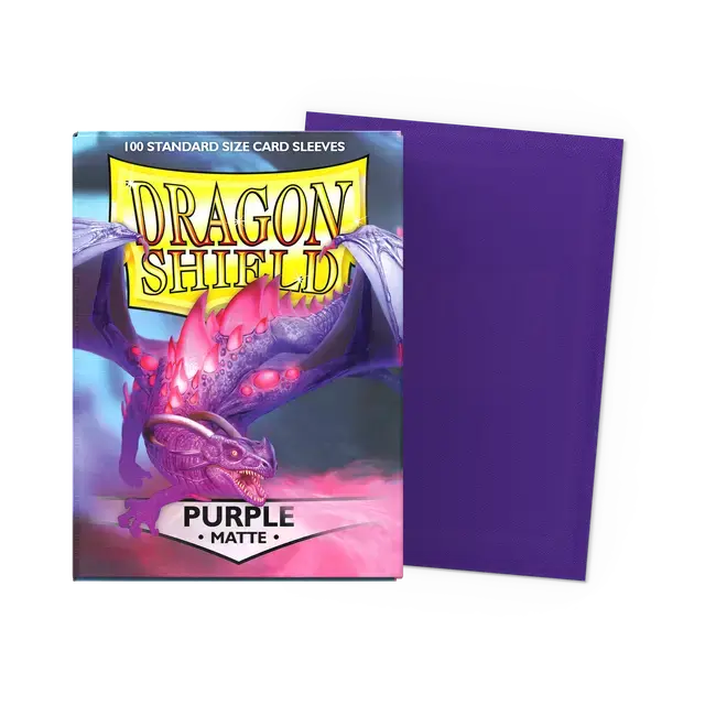 Dragon Shield: Matte Purple Standard Sleeves 1