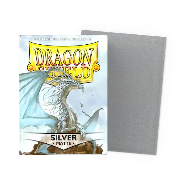 Dragon Shield: Matte Silver Standard Sleeves 1