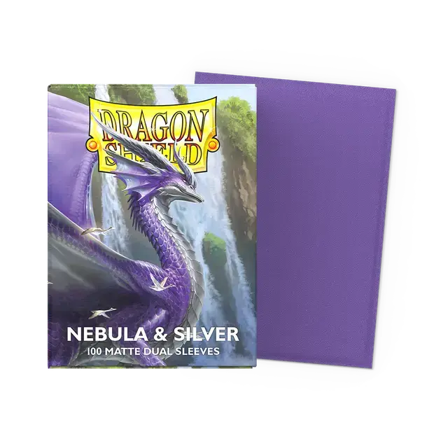 Dragon Shield: Nebula & Silver Dual Matte Standard Sleeves 1