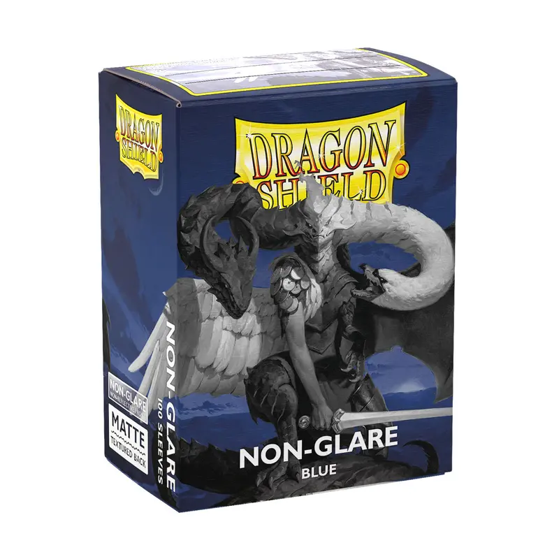 Dragon Shield: Non-Glare Matte Blue Standard Sleeves 1