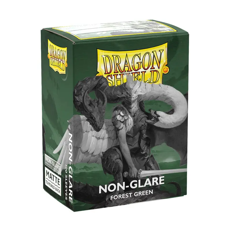 Dragon Shield: Non-Glare Matte Forest Green Standard Sleeves 1