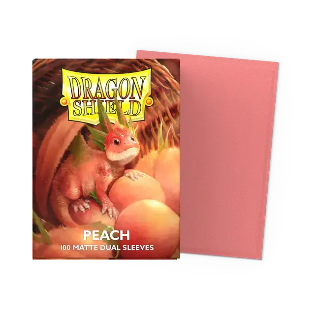 Dragon Shield: Peach Dual Matte Standard Sleeves 1