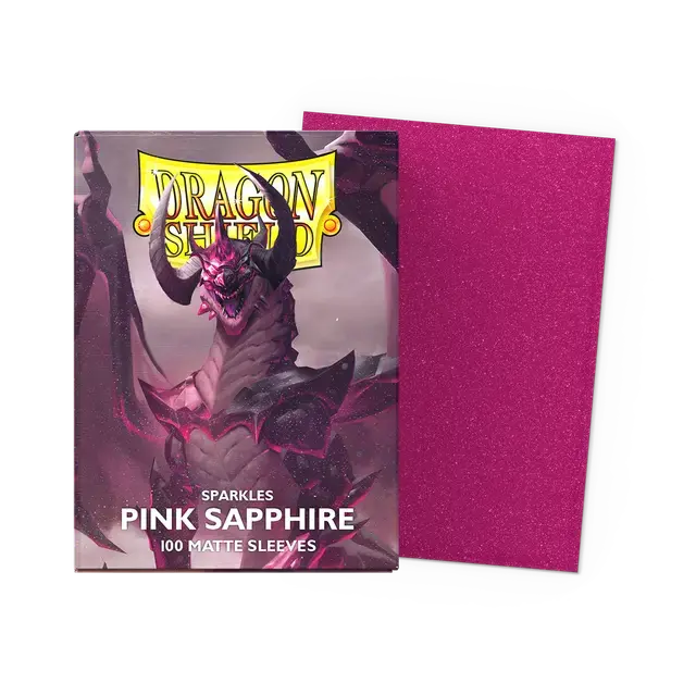 Dragon Shield: Pink Sapphire Standard Sleeves 1