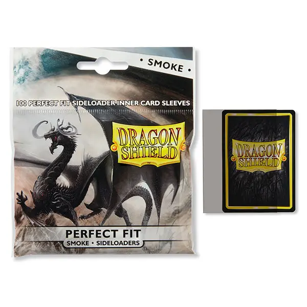 Dragon Shield: Smoke Perfect Fit Sideload Sleeves 1