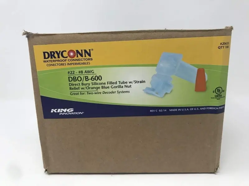 Dryconn - Dbo/B-600 Direct Bury Silicone Tube W/ Gorilla Nut (100 Ct.) - 20635 1
