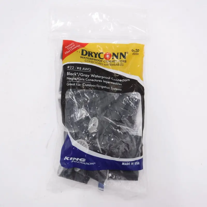 Dryconn - Outdoor Irrigation Wire Connectors (20 Ct., Medium) - 61235 1