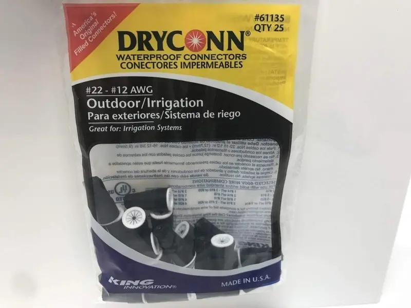 Dryconn - Outdoor Irrigation Wire Connectors (25 Ct., Small) - 61135 1