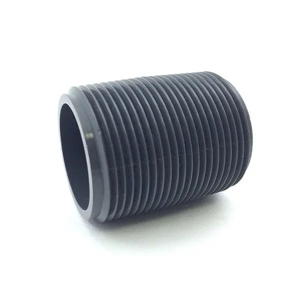 Dura - 1-1/2" X Close Sch80 Pvc Nipple, Tbe 1