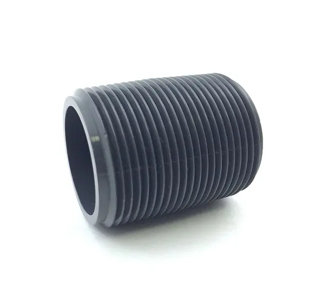 Dura - 1-1/4" X Close Sch80 Pvc Nipple, Tbe 1