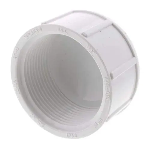 Dura - 448-015 - 1 1/2'' Sch40 Pvc Cap Threaded 1